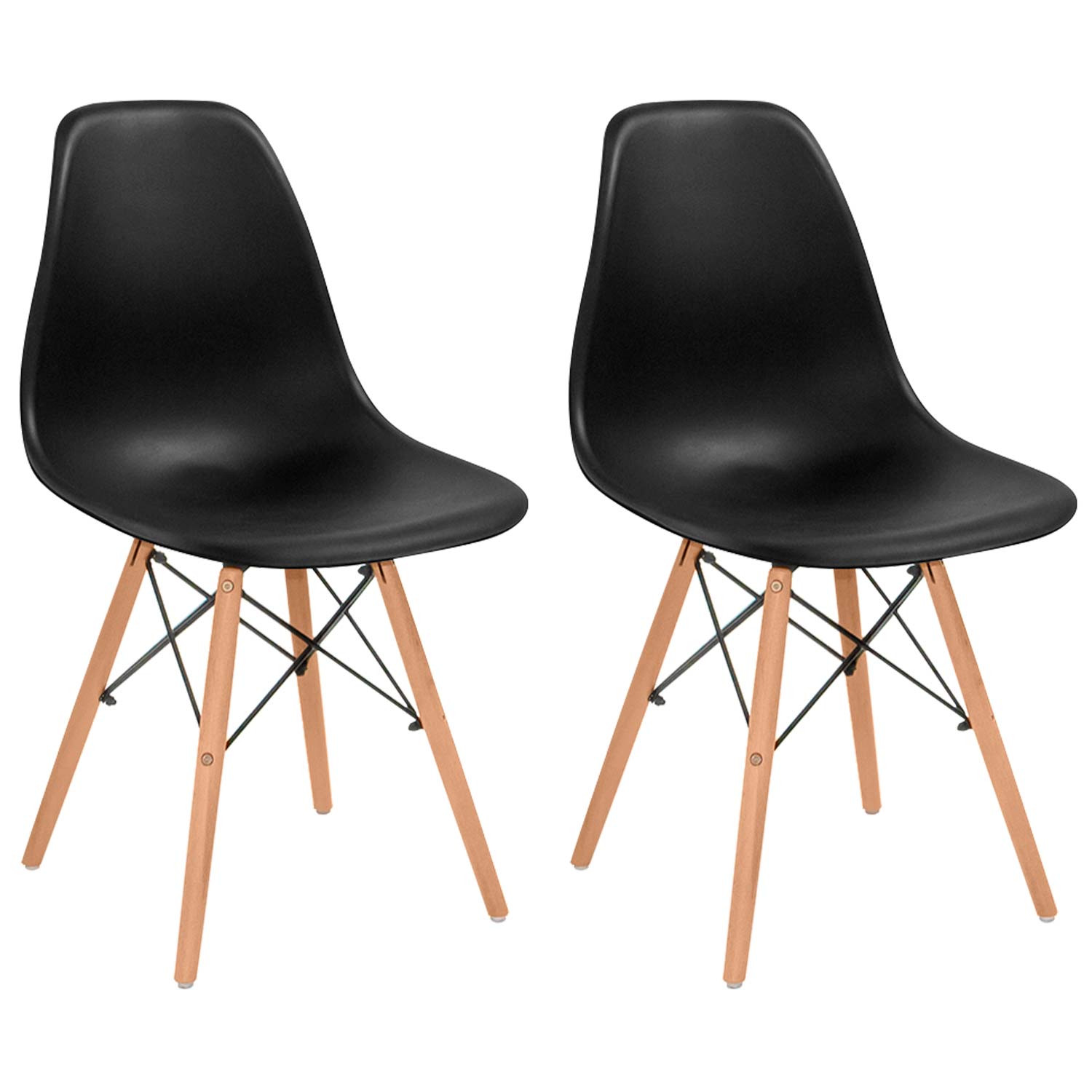 Pack 2 Sillas de Comedor Estilo Nórdico Sixa 81x50,5x46,5cm Thinia Home Sillas Comedor Nórdicas 1